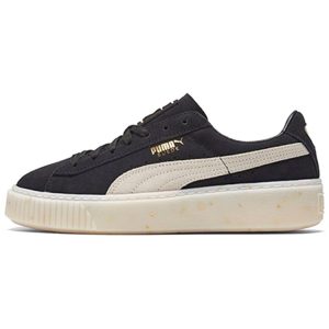 Puma Suede Platform Celebrate -   Black Gold White Team-Gold (365621-03)