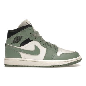 Air Jordan 1 Mid Jade Smoke Green Sail Anthracite (BQ6472-130)