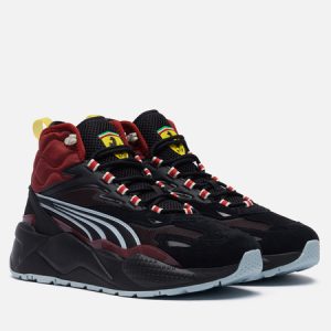 кроссовки Puma x Scuderia Ferrari RS-X Mid (307959-03-5_450X450.JPG) черного цвета