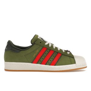 adidas Teenage Mutant Ninja Turtles x Superstar Shell-Toe Green Craft-Green Pantone (IF9280)