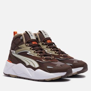 кроссовки Puma RS-X Hi (392718-08) коричневого цвета