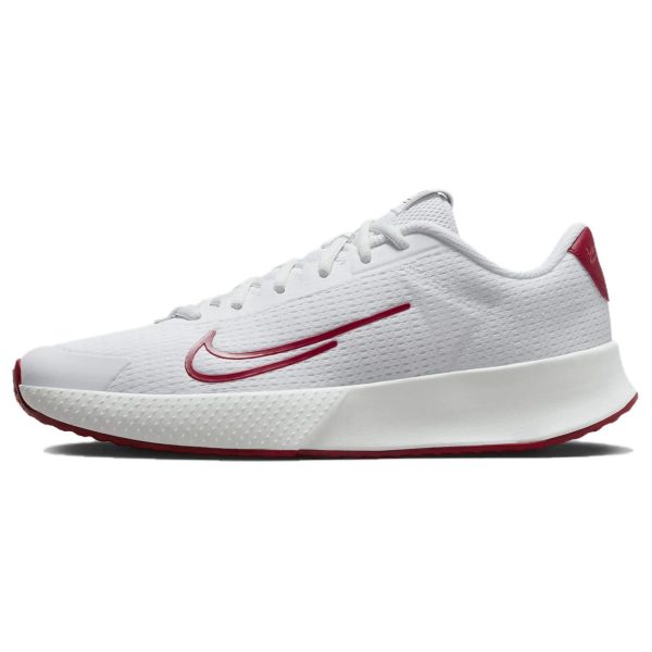 Nike Court Vapor Lite 2 HC White Ember Glow   Noble-Red (DV2018-102)