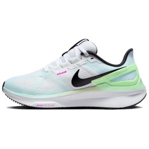 Nike Air Zoom Structure 25 White Glacier Blue Vapor-Green Black (DJ7884-105)