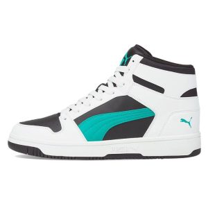 Puma Rebound LayUp White Spectra Green (369573-26)