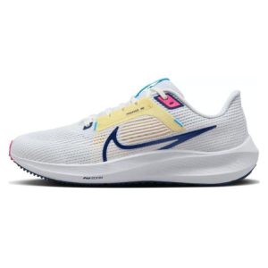 Nike Air Zoom Pegasus 40 White Deep Royal Pink Photon-Dust Fierce-Pink Deep-Royal-Blue (DV3854-105)