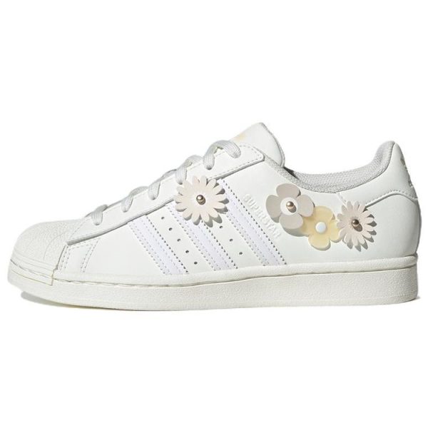 Adidas Superstar Floral   White White-Tint Wonder-Mauve (GX2172)