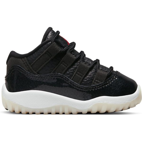 Air Jordan 11 Retro Low 72-10 TD (505836-001) черного цвета