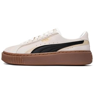 Puma Suede Platform Double FS Ivory Black Gum Cream Frosted-Ivory Almond (395225-03)