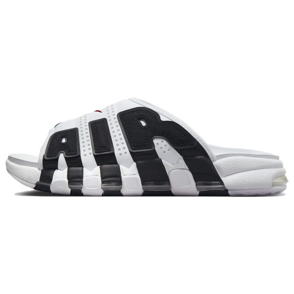 Nike Air More Uptempo Slide White Black Red Varsity-Red (FJ0755-100)