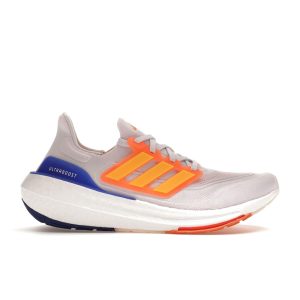 Adidas UltraBoost Light Solar Gold Blue   White Cloud-White Lucid-Blue (HQ6352)