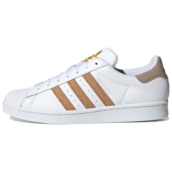 adidas Superstar White Cork Cloud-White Malky-Brown Crew-Yellow (GY0013)