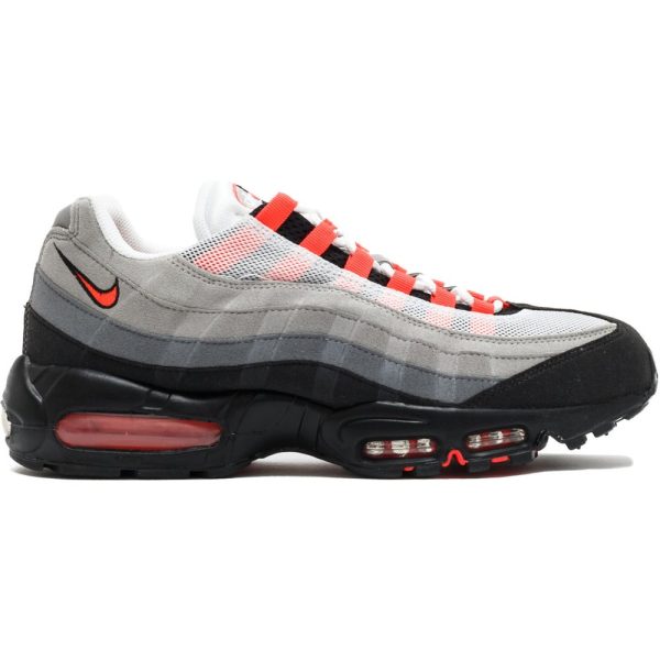 Nike Air Max 95 OG Solar Red (609048-106) белого цвета