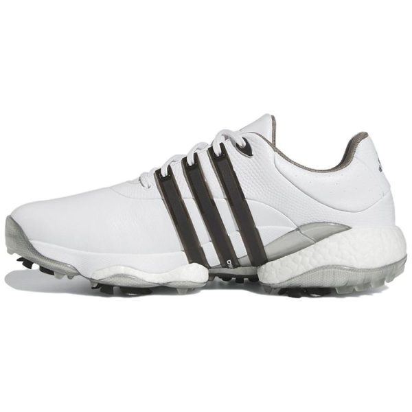 Adidas Tour 360 22 Golf White Black Silver   Cloud-White Core-Black Silver-Metallic (GY9808)