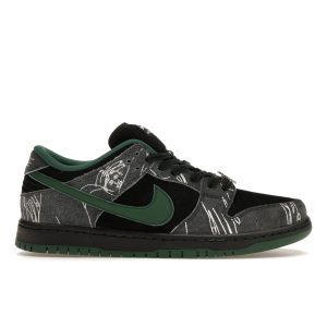 Nike THERE Skateboards x Dunk Low SB Ultra Humanized Black Gorge-Green Summit-White (HF7743-001)