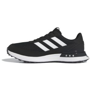 Adidas S2G Spikeless 24 Wide Golf Core Black Cloud White Iron Metallic (IG8108)