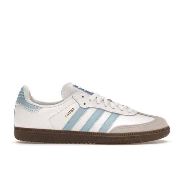 adidas Samba OG White Sky Blue   Foowear-White Clear-Sky (JI2003)