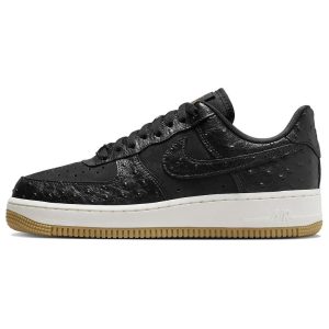 Nike Air Force 1 07 LX Black Ostrich Sail Gum-Light-Brown (DZ2708-002)