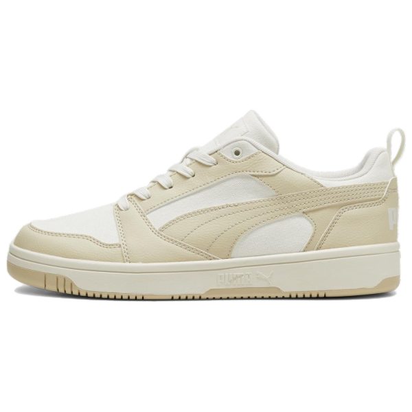 Puma Rebound V6 Low CV Putty Cream Vapor-Grey White (395079-01)