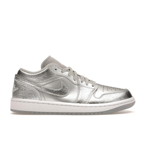 Air Jordan 1 Low SE Metallic Silver Photon-Dust Wolf-Grey (FN5030-001)