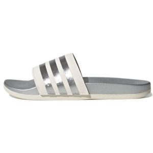 Adidas Adilette Comfort Slide White Matte Silver   Chalk-White (GW8746)