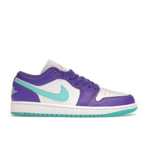 Air Jordan 1 Low Hornets Purple Psychic-Purple Hyper-Jade (HJ9013-550)