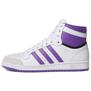 Adidas Top Ten High White Active Purple   Footwear-White Core-Black (S24135)