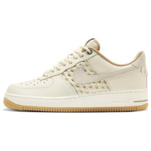 Nike Air Force 1 Low 07 Premium NAI-KE Bamboo Weave Pale-Ivory Phantom-Pake-Ivory-Ivory-Oil-Green (FN0369-101)