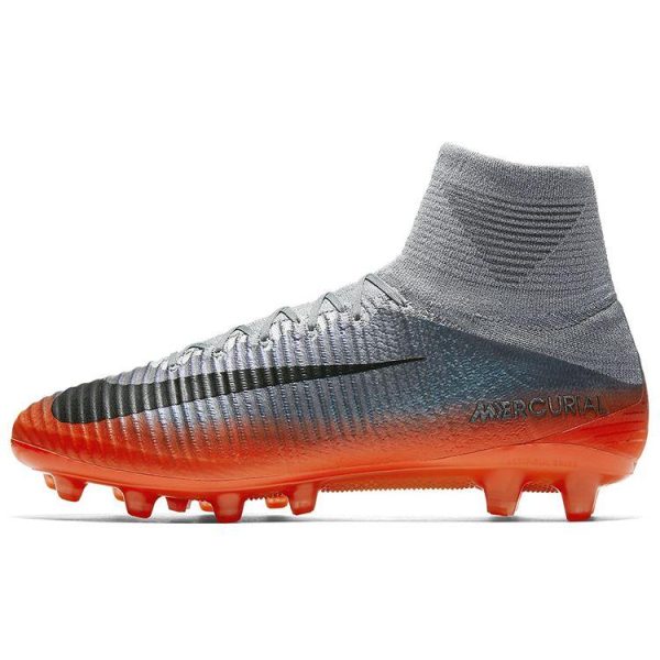 Nike Mercurial Superfly 5 AG-Pro Soccer Cleat Grey Cool-Grey Wolf-Grey-Total-Crimson-Metallic-Hematite (852510-001)