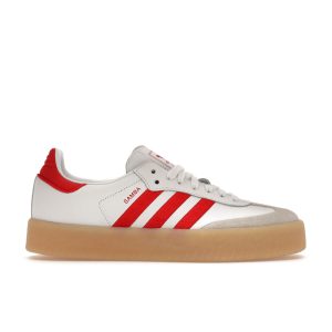 adidas Sambae White Scarlet Gum Cloud-White Better-Scarlet (ID0438)