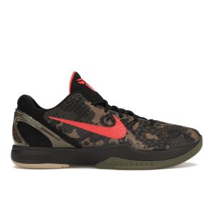 Nike Zoom Kobe 6 Protro Italian Camo 2024 Green Black Crimson-Bog (FQ3546-001)