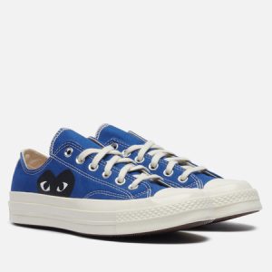 кеды Converse x Comme des Garcons Play Chuck 70 Low (A08798C) синего цвета