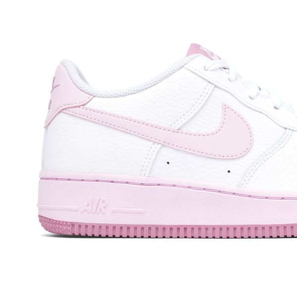 Nike Air Force 1 White Pink Foam GS (CT3839-107) белого цвета