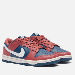 кроссовки Nike Wmns Dunk Low (DD1503-602) бордового цвета