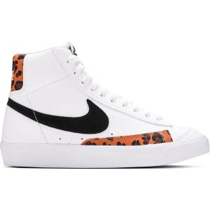 Nike Blazer Mid 77 White Leopard GS (DJ4603-100) белого цвета