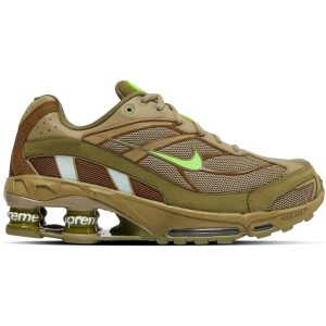 Nike Shox Ride 2 SP x Supreme Olive (DN1615-200) зеленого цвета