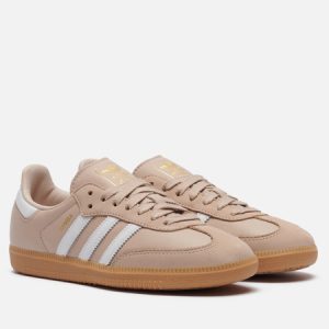 кроссовки adidas Samba OG (IE6523) бежевого цвета