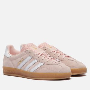 кроссовки adidas Gazelle Indoor (IH5484) розового цвета