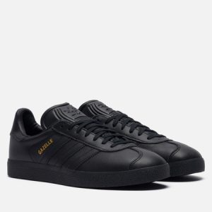 кроссовки adidas Gazelle (MUZHSKIE-KROSSOVKI-ADIDAS-ORIGINALS-GAZELLE-CORE-BLACK-GOLD-MET-00_450X450.JPG) черного цвета