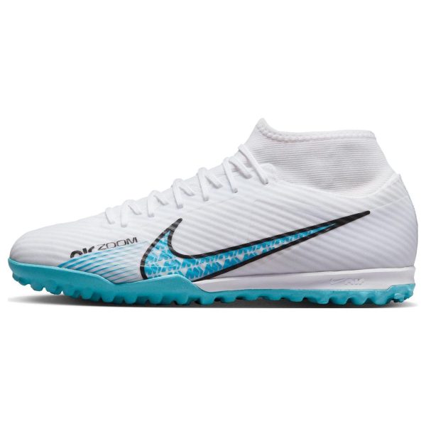 Nike Zoom Mercurial Superfly 9 Academy TF Blast Pack   White Pink-Blast Baltic-Blue (DJ5629-146)