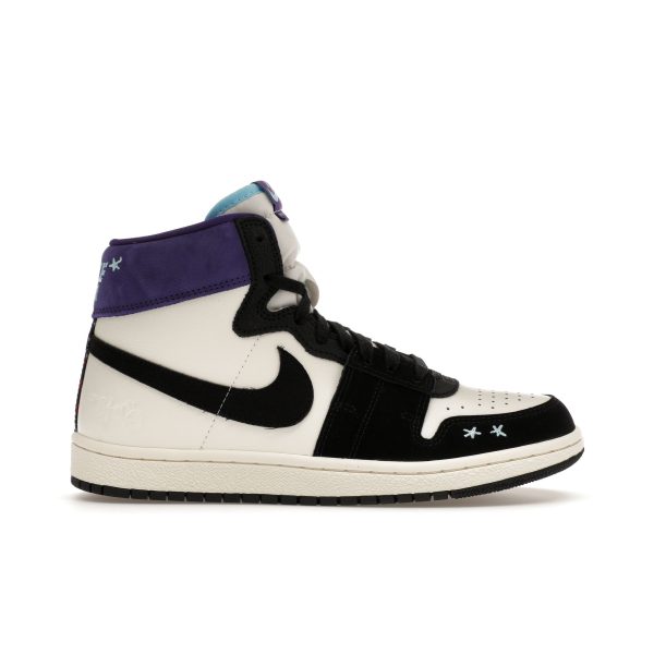 Air Jordan Opium Paris x Jordan Air Ship PE SP Black Court Purple   Sail Blue-Chill (FQ8281-100)