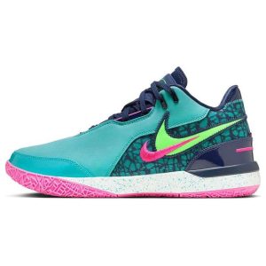 Nike Zoom LeBron NXXT Gen AMPD EP South Beach   Teal Dusty-Cactus Green-Strike (FJ1567-300)