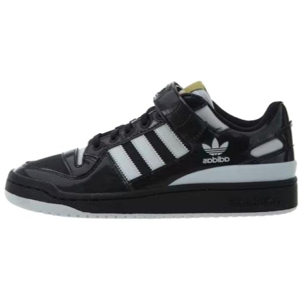 adidas Forum Low Black Patent    - (BY4155)