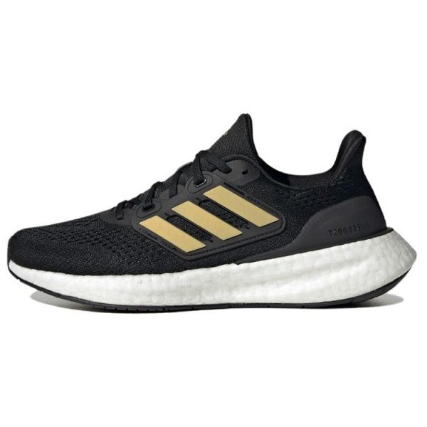 adidas PureBoost 23 Black Gold Metallic   Core-Black Carbon (IF2391)