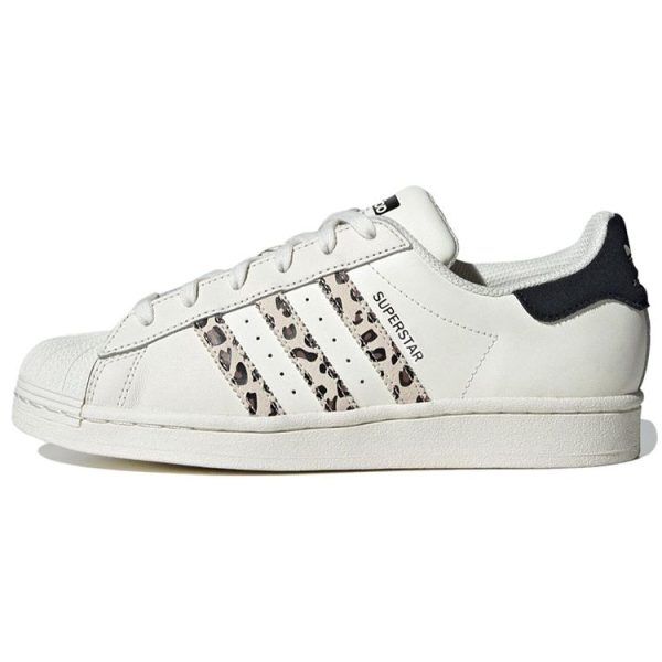 Adidas Superstar Off White Black Leopard   Cream Core-Black (IF7615)