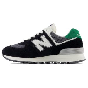 New Balance 574 Black Classic Pine   Castlerock (WL574YA1)