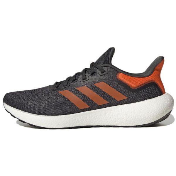 Adidas PureBoost 22 Carbon Impact Orange   Black Orbit-Green (GW9155)