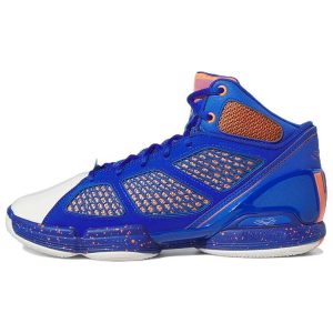 Adidas Adizero Rose 15 Restomod Knicks   Blue Core-White Team-Semi-Solar-Orange (HQ1015)