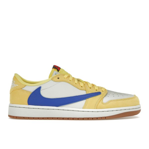 Travis Scott x Air Jordan 1 Retro Low OG SP Canary    Racer- - (DZ4137-700)