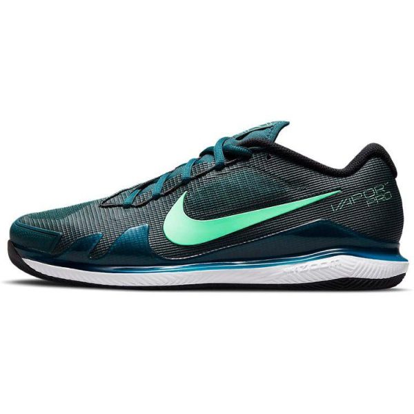 NikeCourt Air Zoom Vapor Pro Dark Teal Green White Black Green-Glow (CZ0220-324)