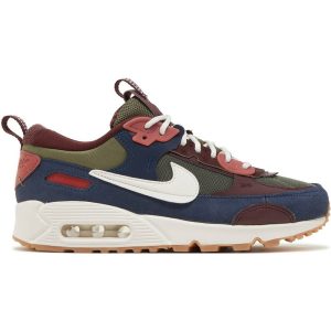 Nike Air Max 90 Futura Medium Olive Navy Womens (DM9922-200) зеленого цвета